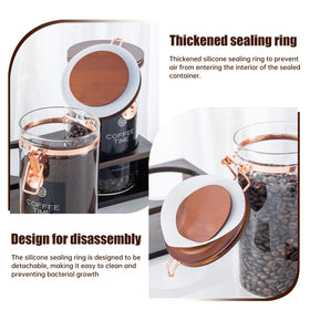 ARTIFORM jars suit tea, sugar, and nuts with easy access.