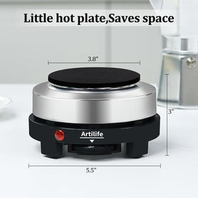 Artilife 4-inch heating element detail emphasizes quick preheating.