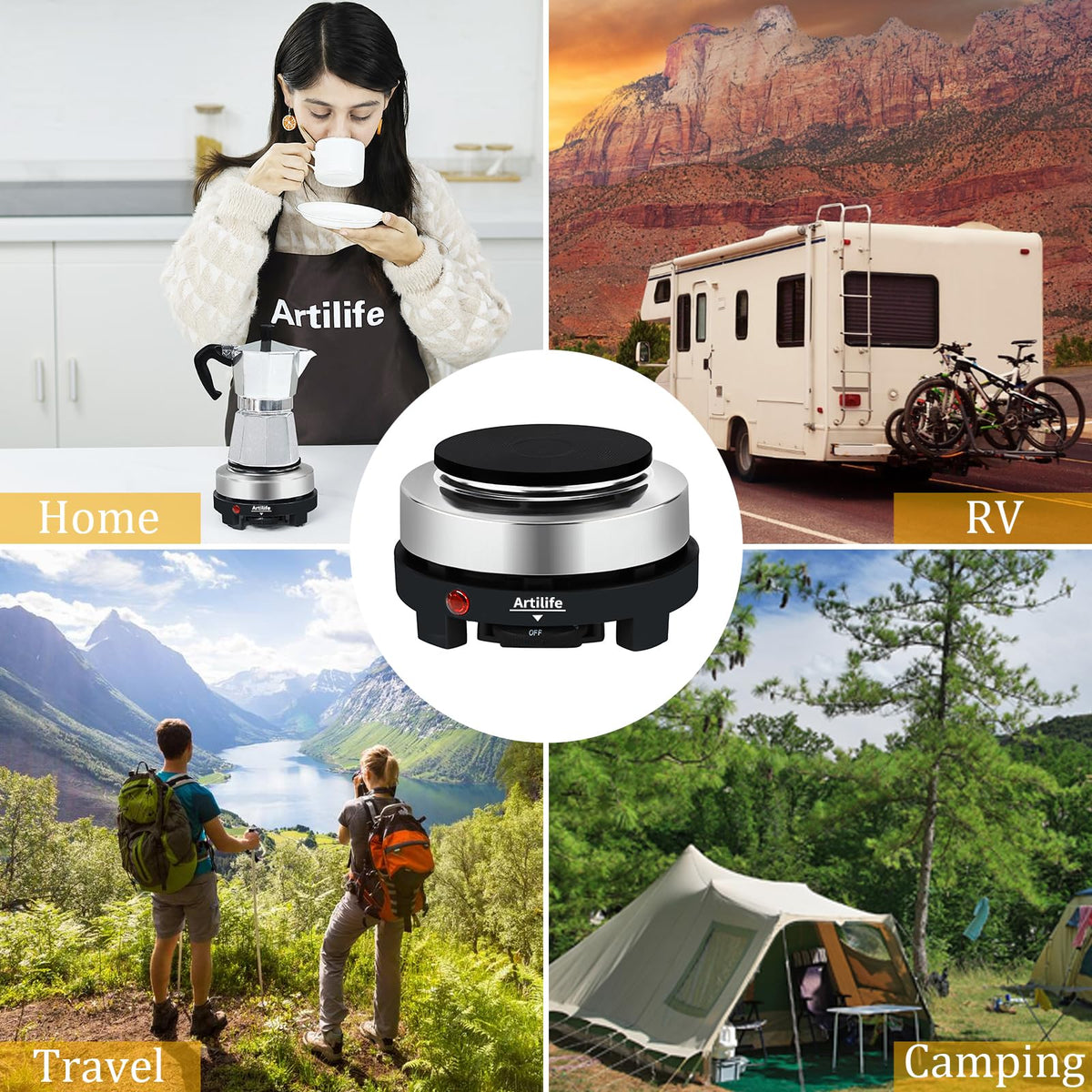 Artilife package contents and manual included for easy setup.