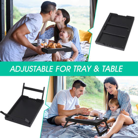 Artmeer bed tray in use for breakfast in bed and snacks.