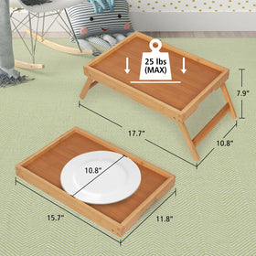 Artmeer bed tray folded to a compact closed size