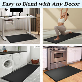 Artnice easy-clean kitchen mat wipes clean for busy homes.