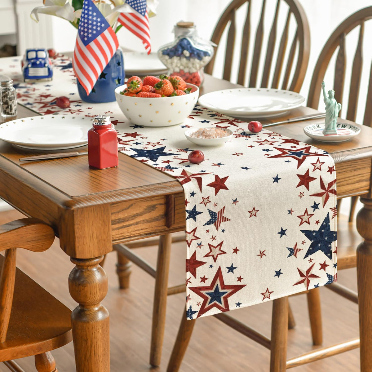 Artoid Mode colorful runner for Memorial Day gatherings