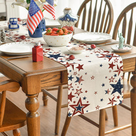 Artoid Mode colorful runner for Memorial Day gatherings