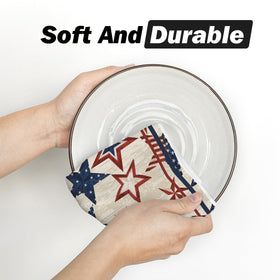 Artoid Mode star-tree design towel ideal for Memorial Day gatherings.