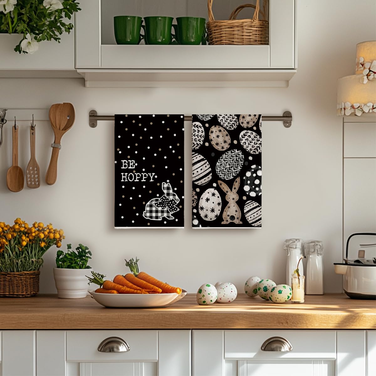 Artoid Mode colorful towels boost decor while providing reliable drying and cleaning.