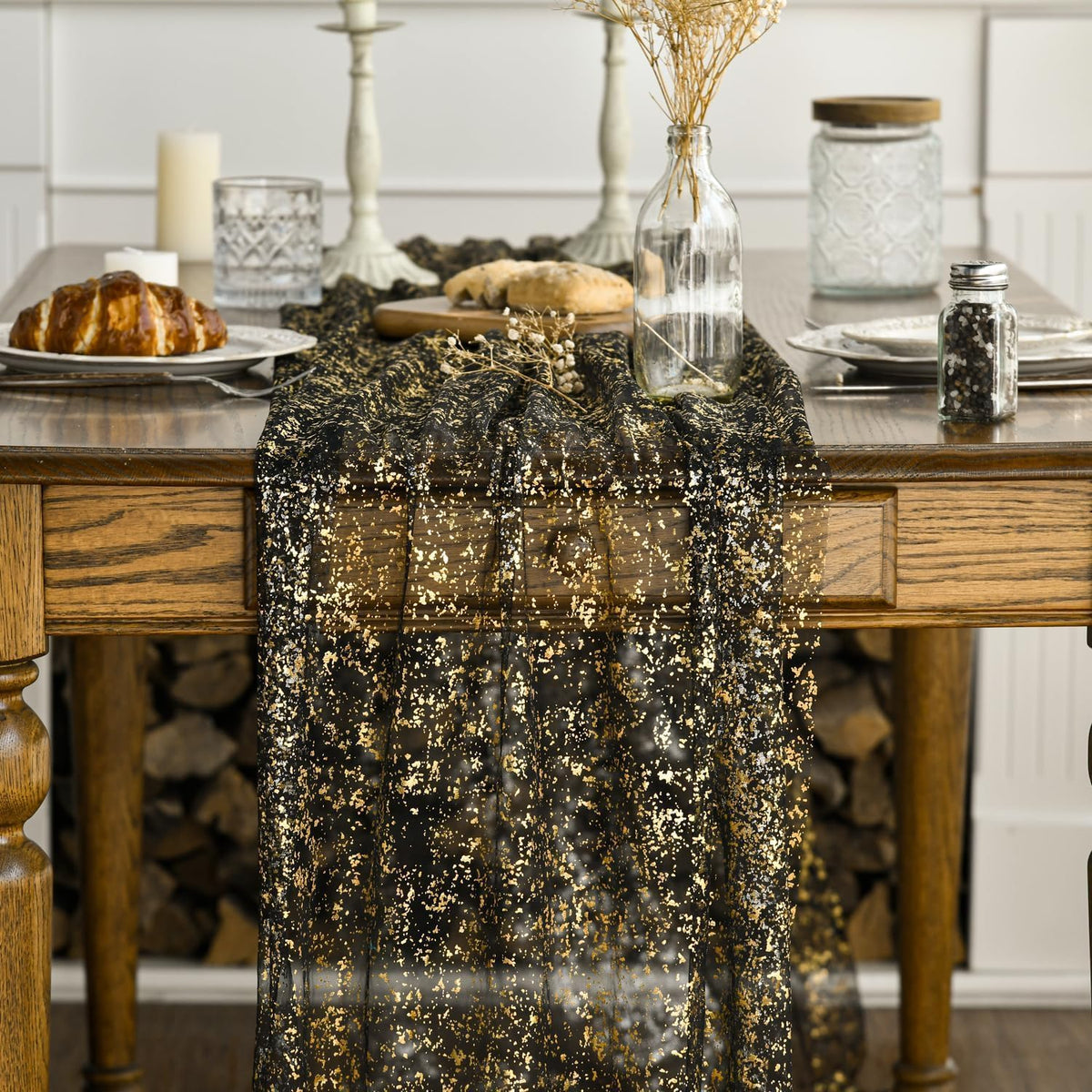 Artoid Mode sheer fabric closeup highlights soft drape for elegant dinners