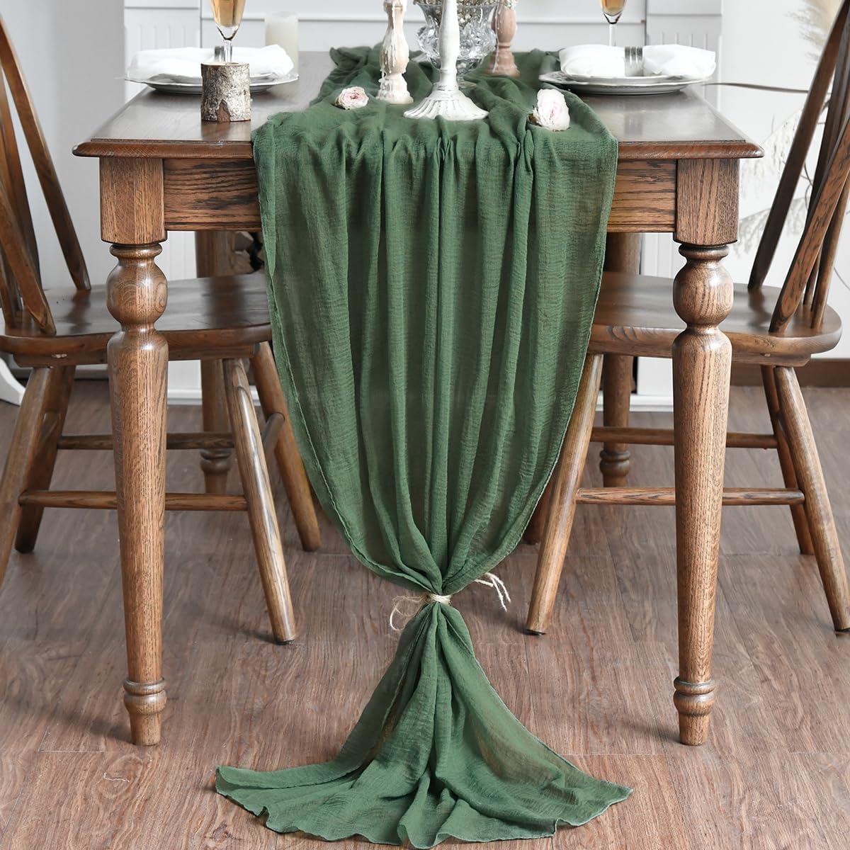 Artoid Mode boho cheesecloth gauze close-up weave highlighting durable stitching