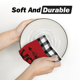 Artoid Mode colorful patriotic kitchen towels ideal for decor and drying.