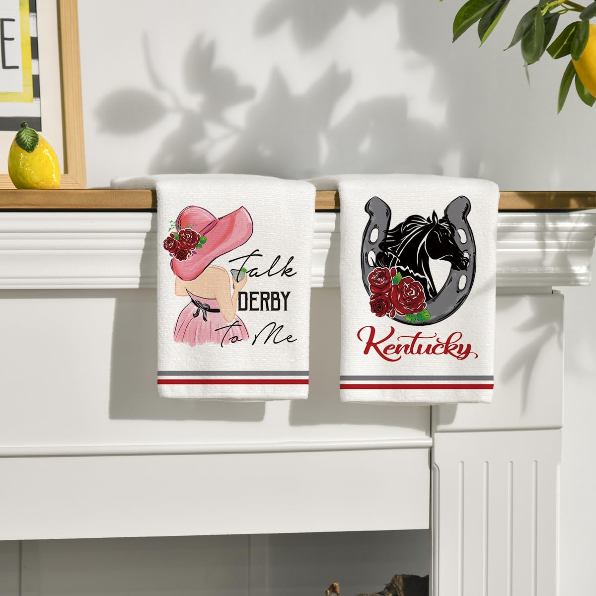 Artoid Mode Derby Day towels four-pack ready for quick hand-drying and dish care