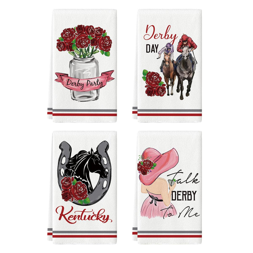 Artoid Mode Derby Day Roses vase adds festive Derby decor for seasonal charm