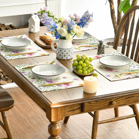 Artoid Mode vibrant placemat resists wrinkles and stays neat after washing.