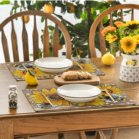 Artoid Mode durable polyester placemats resist stains and wear.