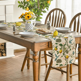 Artoid Mode easy care table runner machine washable resists shrinking and fading.