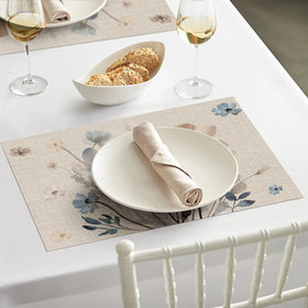Artoid Mode easy-clean placemats wipe clean with soap and water