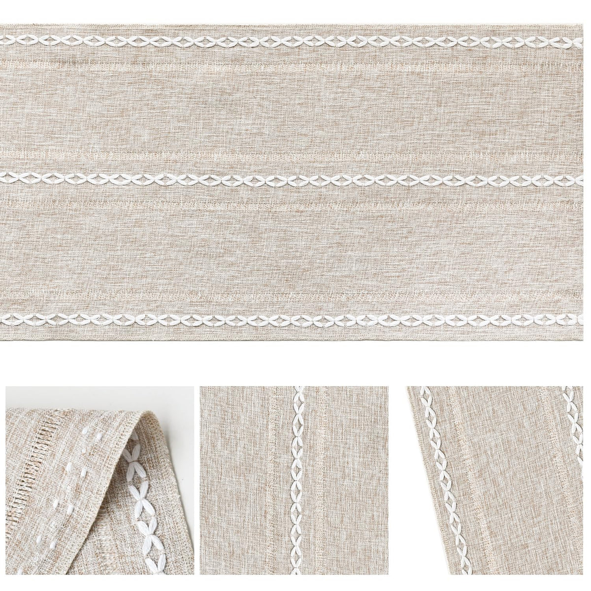 Artoid Mode easy-clean table runner resists fading and shrinking