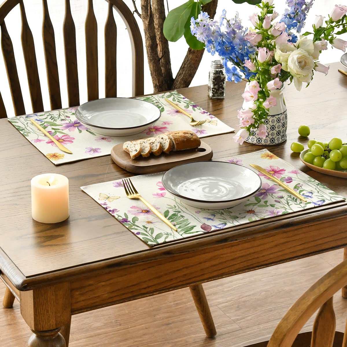 Artoid Mode 12x18 placemat brightens kitchen or patio dining spaces.