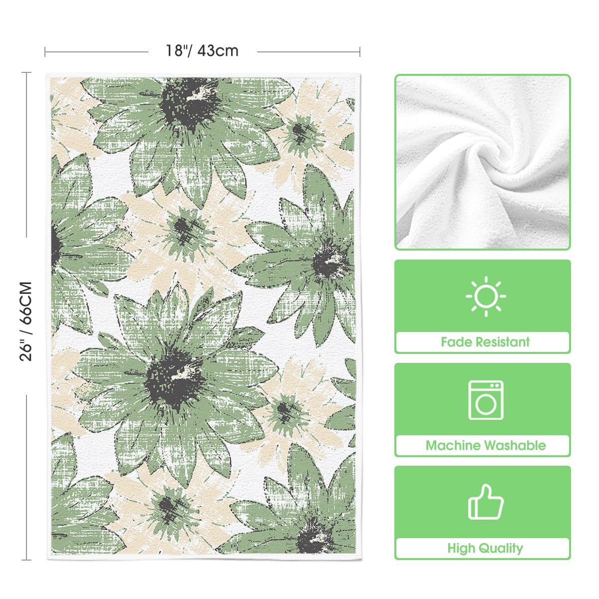 Artoid Mode 18x26 inch towels ready for everyday kitchen tasks