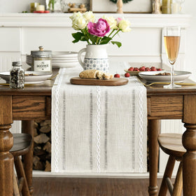 Artoid Mode 13x108 inch runner fits large tables for generous gatherings.