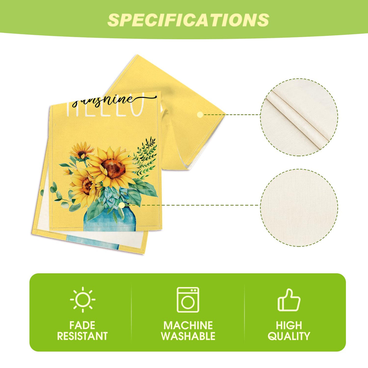 Artoid Mode indoor outdoor table runner suited for everyday meals and celebrations.