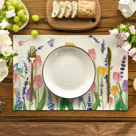 Artoid Mode placemats with reinforced hems provide durable edge protection