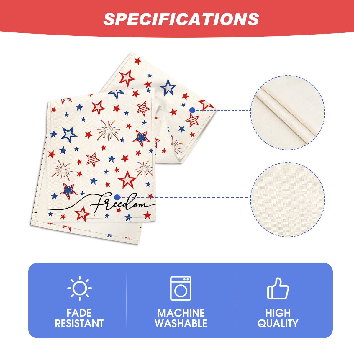 Artoid Mode machine-washable fabric keeps colors vibrant after wash.
