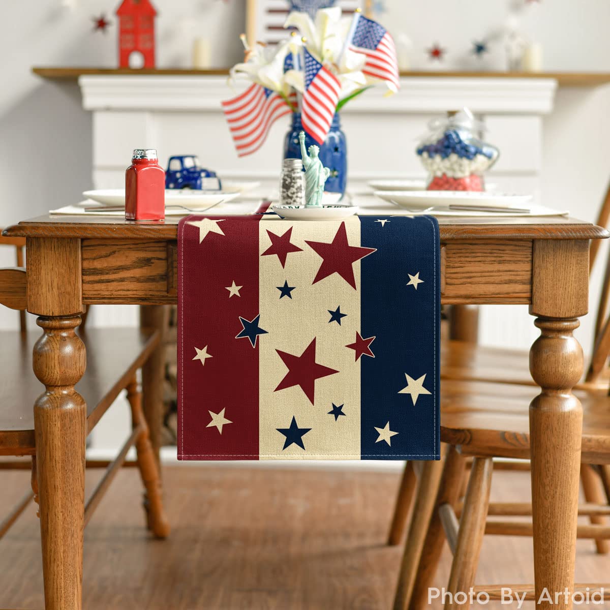 Artoid Mode memorial day and 4th of July decor ideal for gatherings.