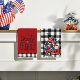 Artoid Mode Memorial Day towels add festive decor while drying.