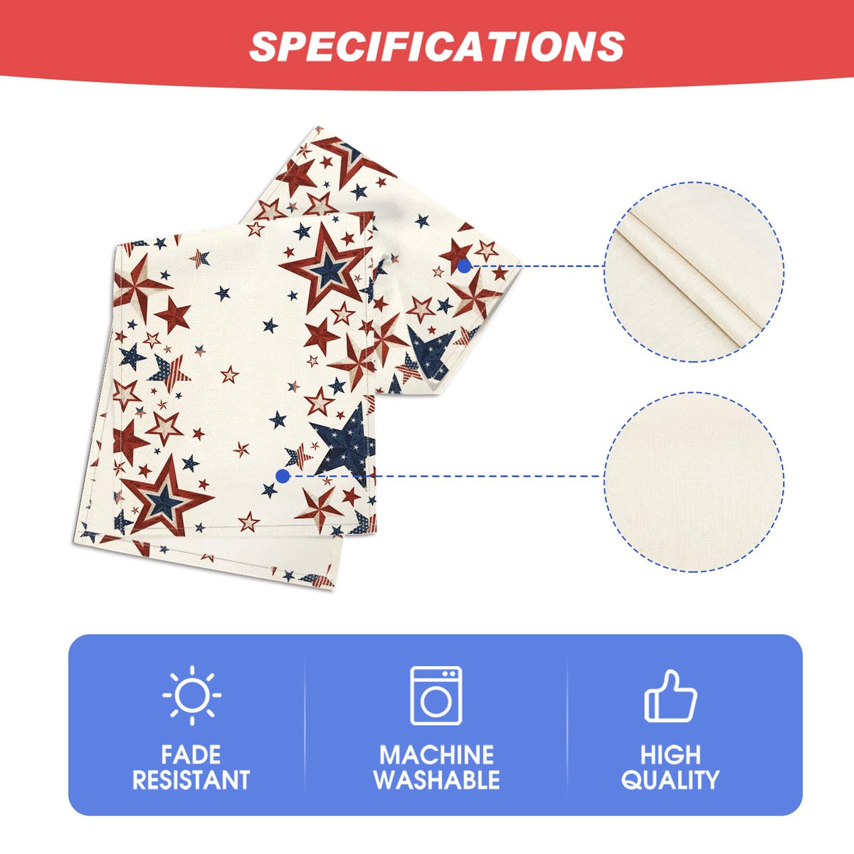 Artoid Mode durable polyester runner resists spills and fading