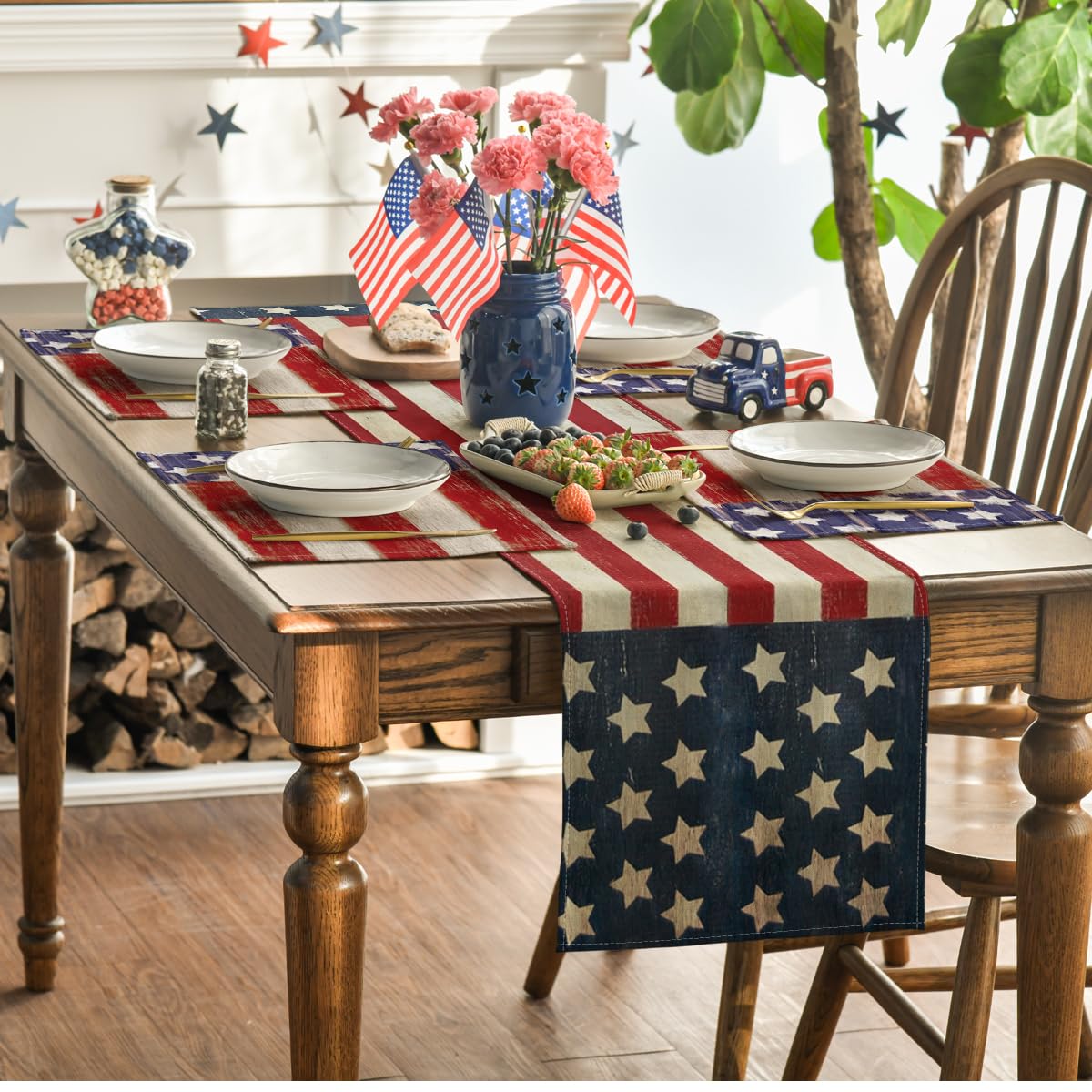 Artoid Mode placemats are easy to clean and maintain colorful appeal.