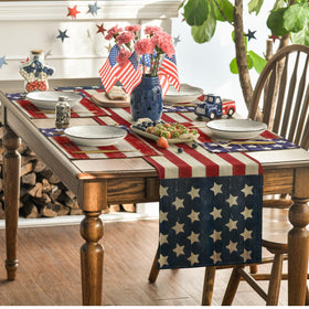 Artoid Mode placemats are easy to clean and maintain colorful appeal.