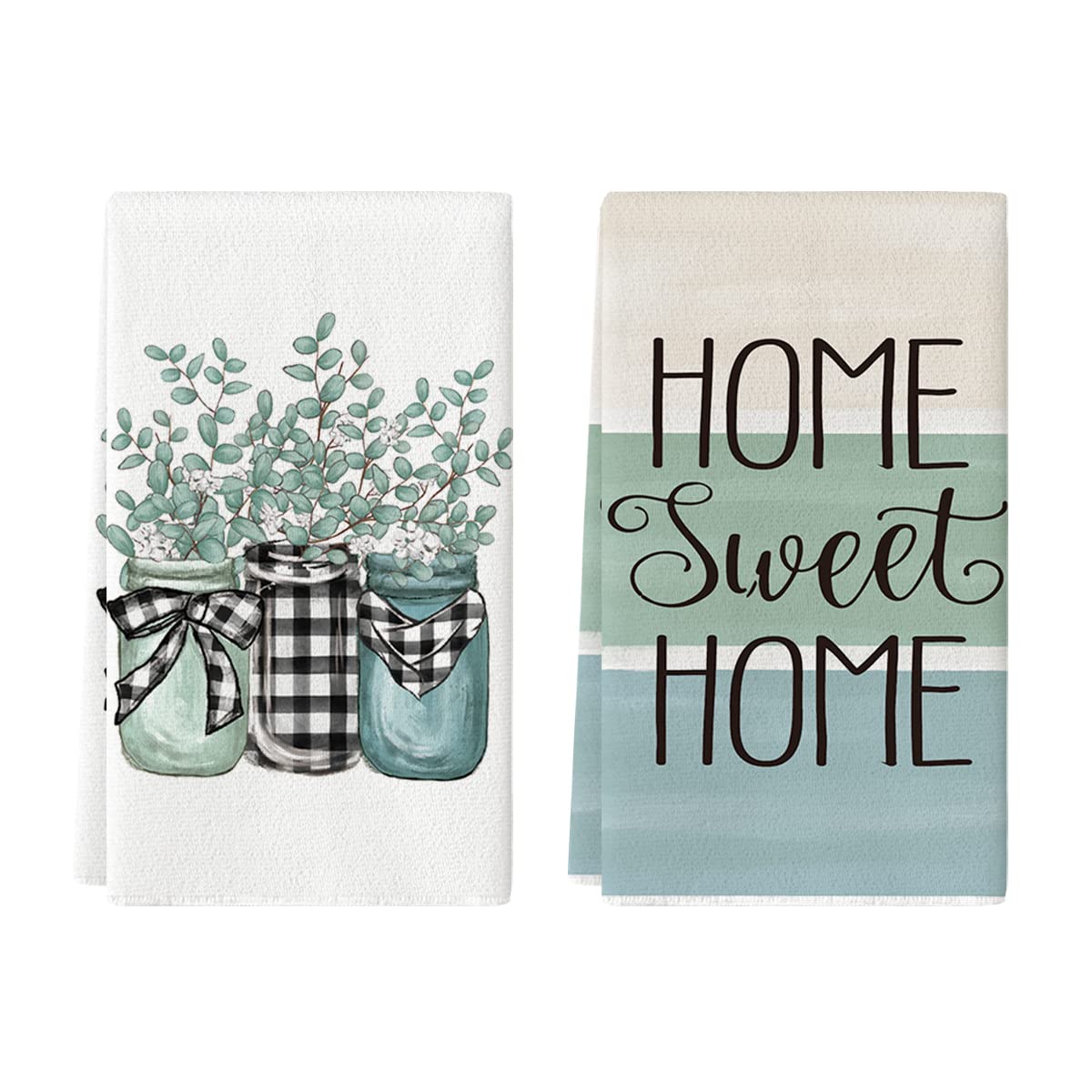 Artoid Mode plank vase eucalyptus towels—soft, durable drying for delicate cookware.