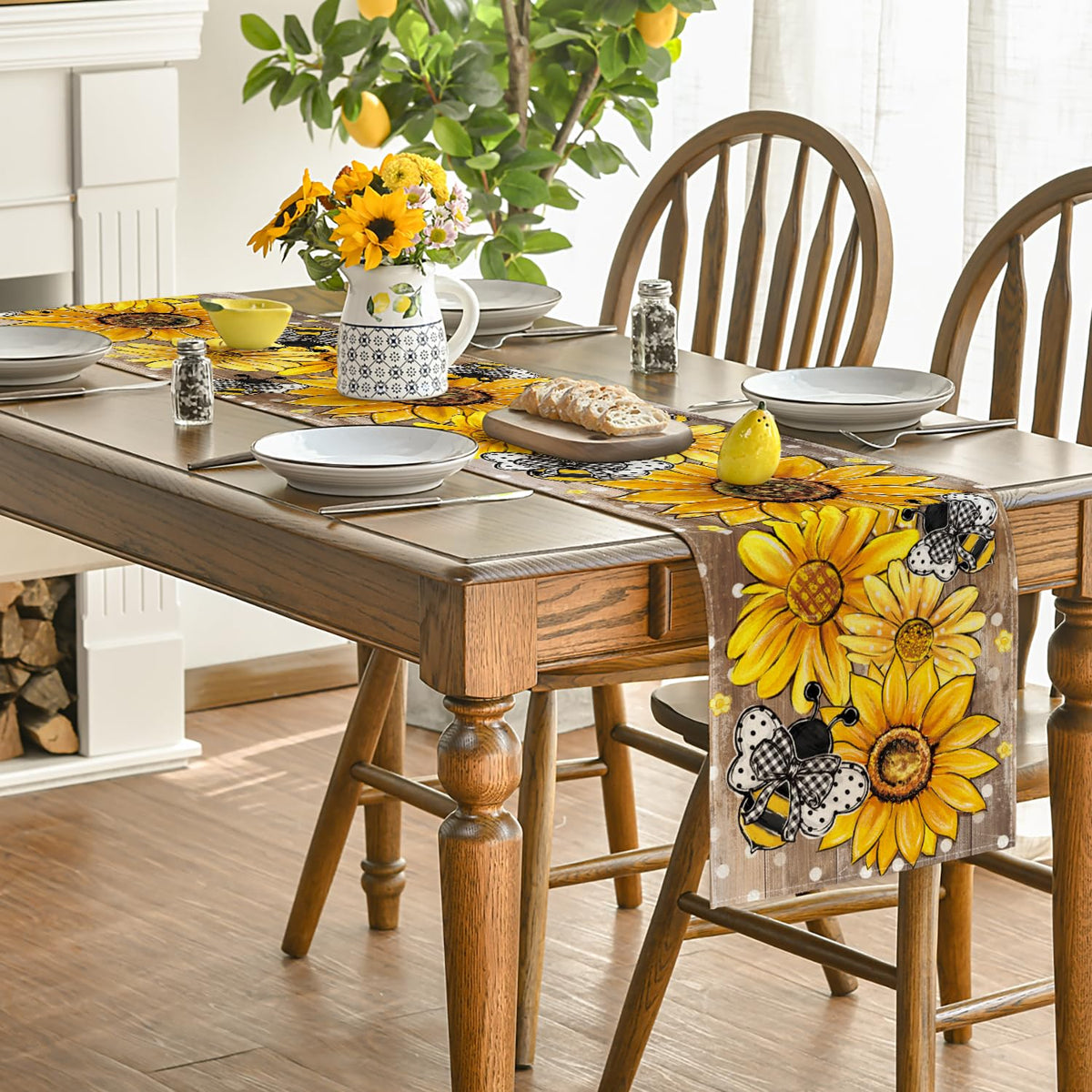 Artoid Mode polka-dot table runner offers festive style for gatherings.
