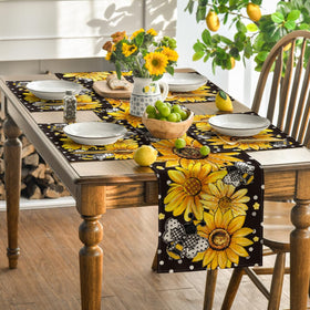 Artoid Mode 100% polyester placemats maintain color and texture after washing