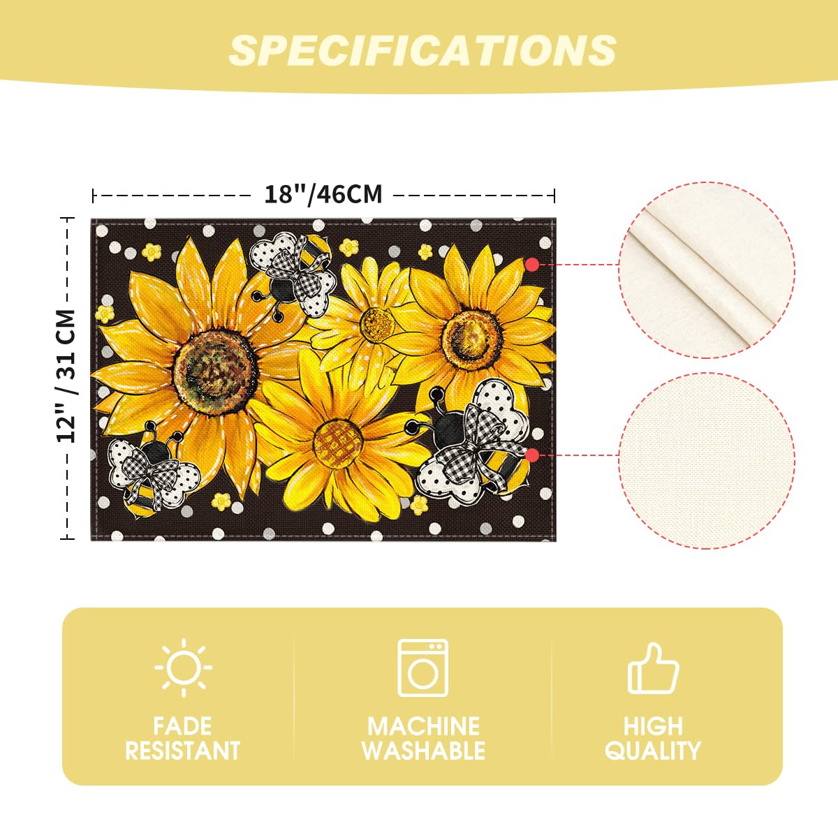 Artoid Mode professionally designed table mats for creative home decor indoors and outdoors