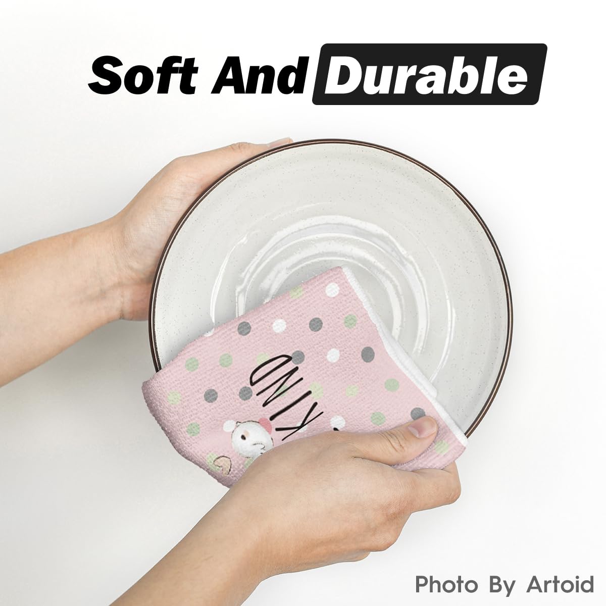 Artoid Mode quirky patterns towel brings personality to routine kitchen chores