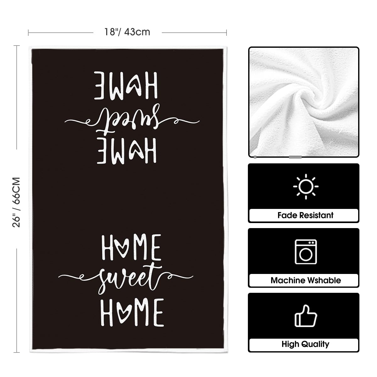 Artoid Mode set of 4 kitchen towels provides versatile drying and decor options