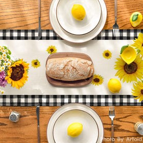 Artoid Mode soft polyester table runner offers durable everyday use