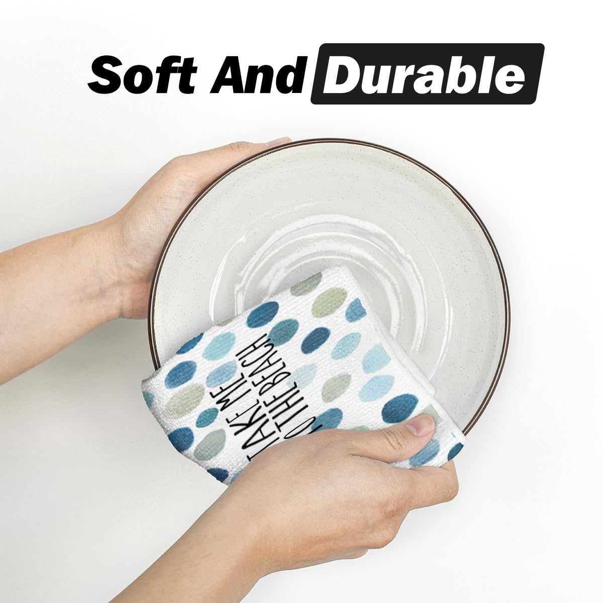 Artoid Mode sea-pattern towels stay soft after machine washing for repeated tasks