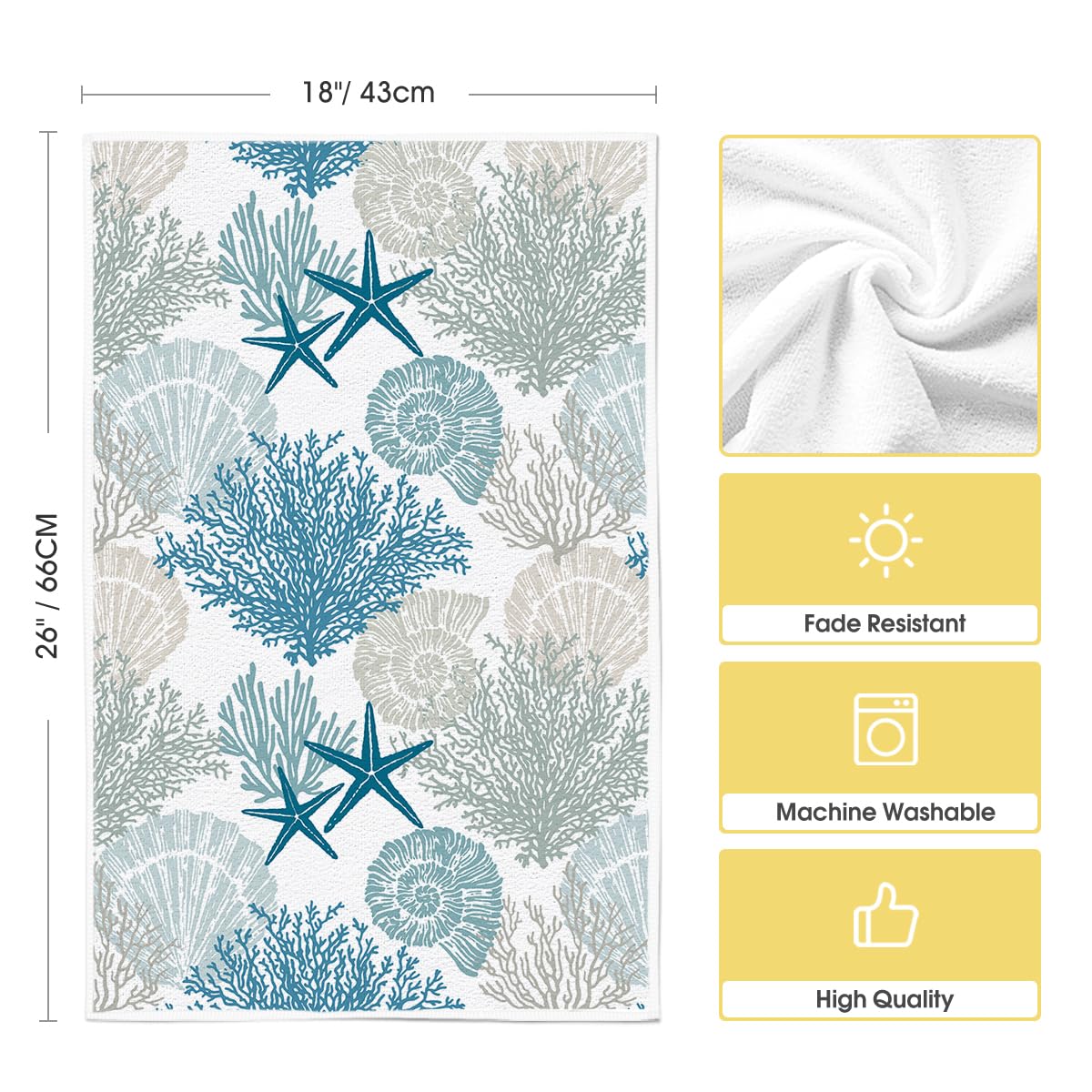 Artoid Mode set of four towels keeps countertops spotless during daily cleanup