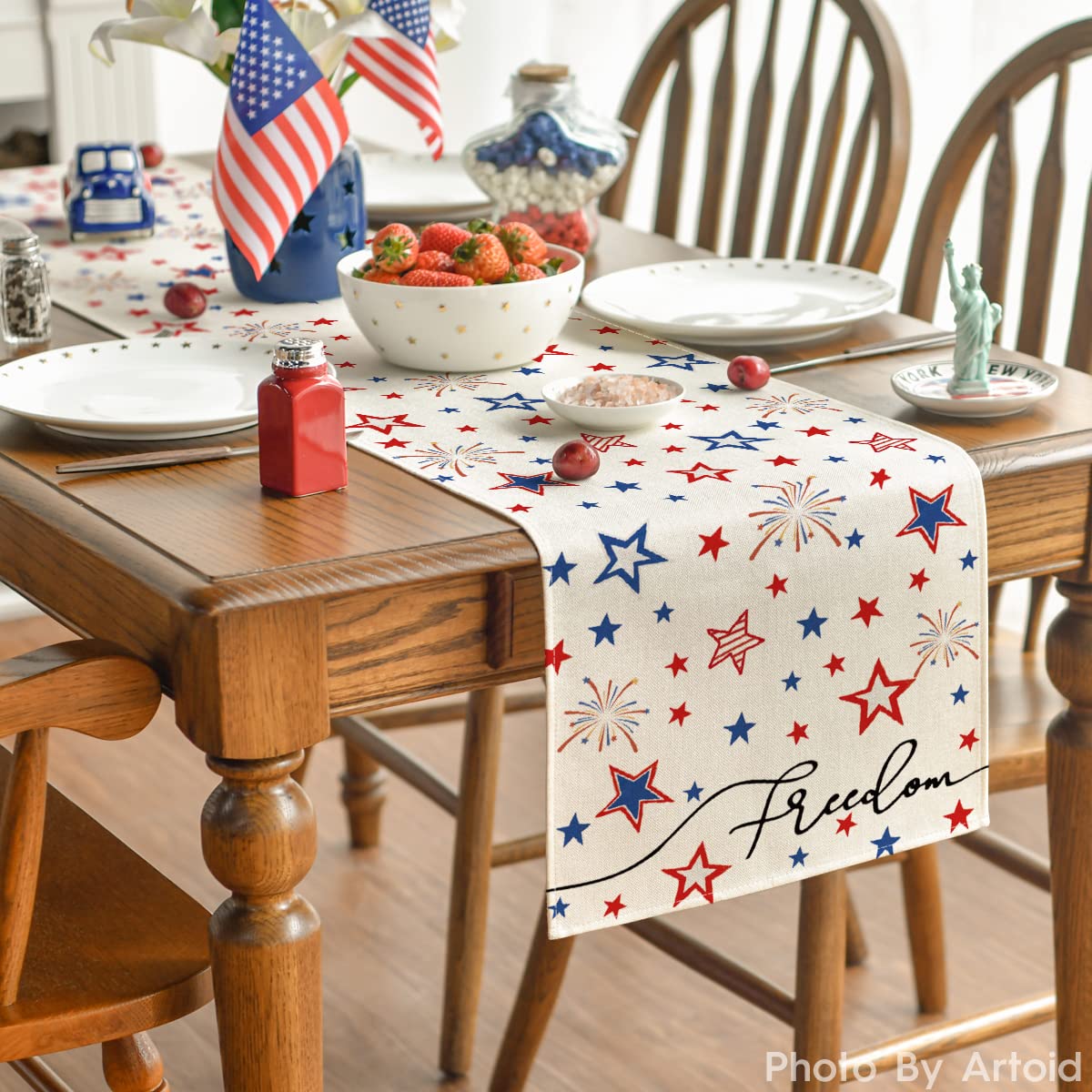 Artoid Mode sewn edges emphasize durability for heavy-use tables.