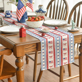 Artoid Mode table runner detail highlights strong stitching and durability
