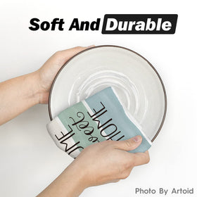 Artoid Mode ultra-soft fibers—gentle towels that resist snagging on cookware.