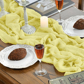 Artoid Mode wedding table decor runner enhances boho ambiance