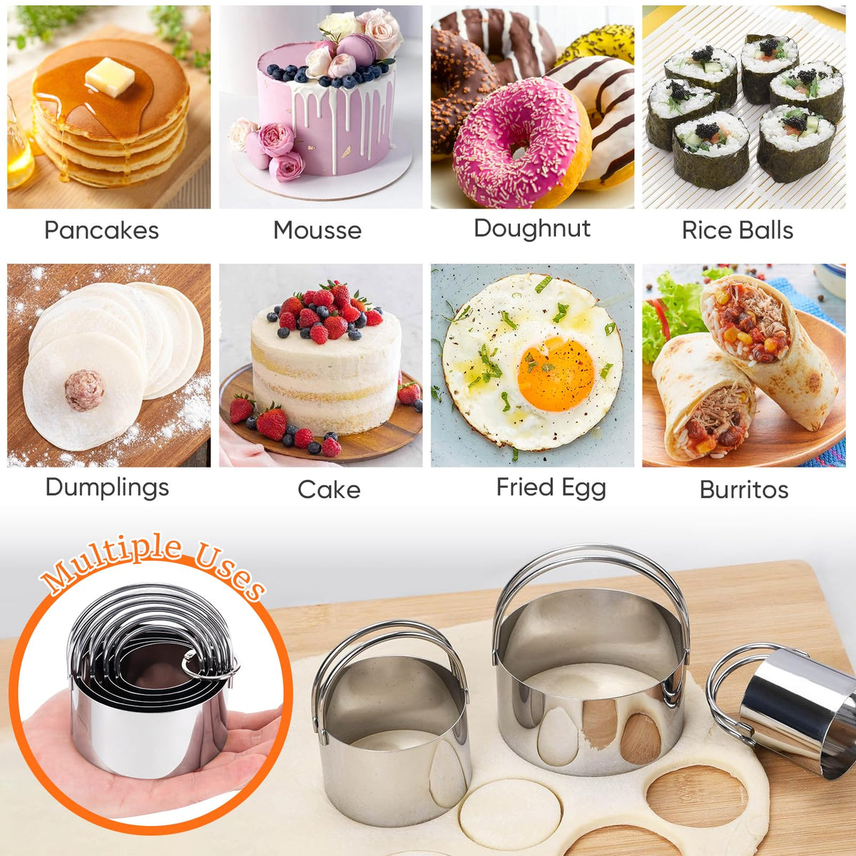 ARTOSHIN 3-cup flour sifter ensures quick, clump-free sifting