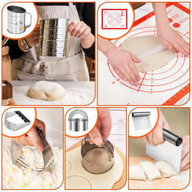 ARTOSHIN pastry cutter with engraved measurements for consistent portions