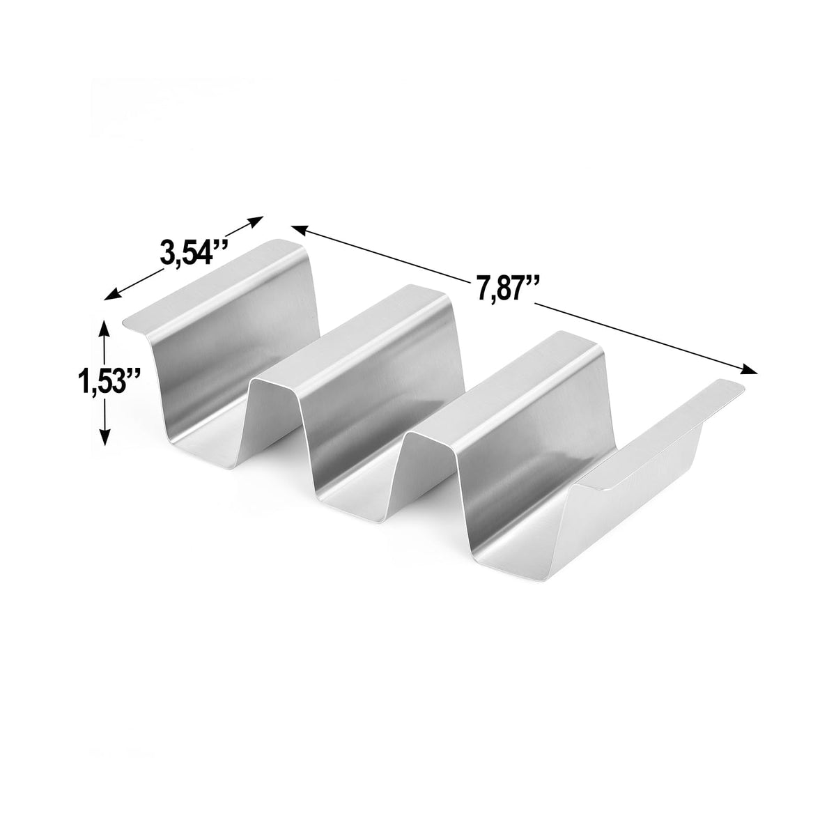 ARTTHOME stainless taco holders are dishwasher safe for quick cleanup.