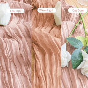 Arucxlzq six-pack dusty pink runners offer versatile party decor.