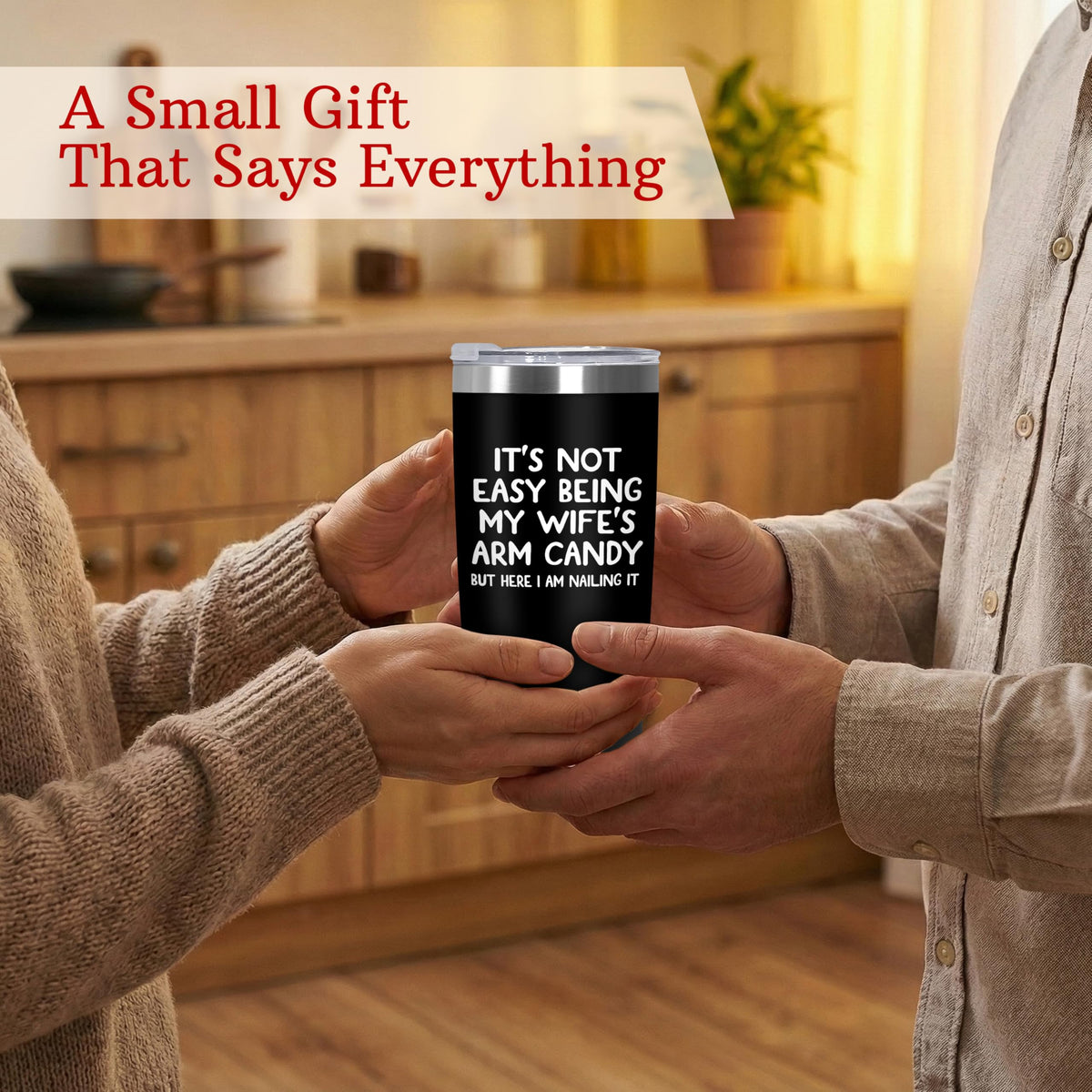 ARVEXO 20 oz tumbler double-wall insulation keeps beverages hot or cold longer
