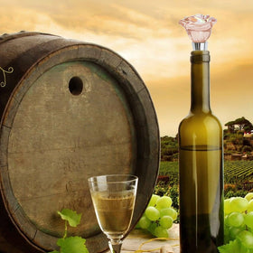 Arvintas wine stoppers on party table capture festive vibe and use.